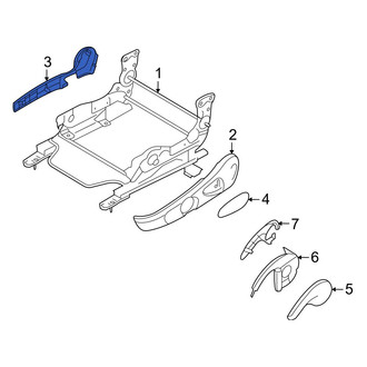 Mazda OE - Left Inner Seat Track Cover