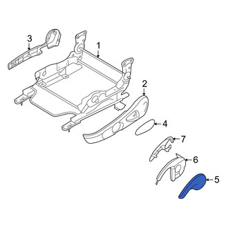 Mazda OE - Left Outer Seat Height Adjuster Handle