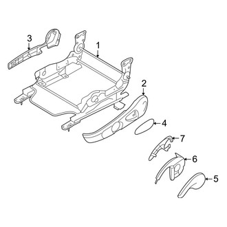 Mazda OE - Seats & Tracks - Tracks & Components (Driver Seat)