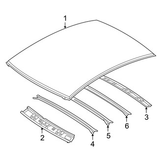 Mazda OE - Roof & Components (i / S Sedan)