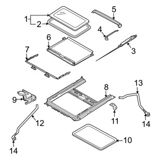 Mazda OE - Roof - Sunroof (i / S Sedan)