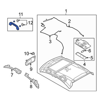 Mazda OE - Rear Interior Grab Bar