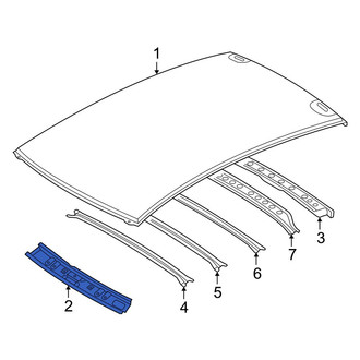 Mazda OE - Front Roof Header Panel