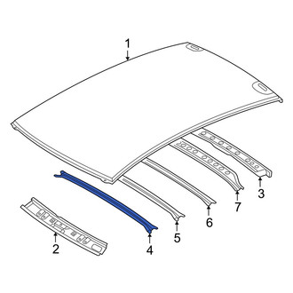 Mazda OE - Front Roof Panel Reinforcement