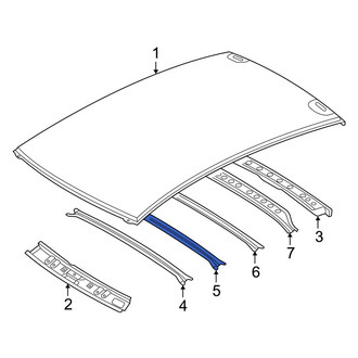 Mazda OE - Rear Roof Panel Reinforcement