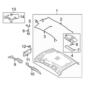 Mazda OE - Roof - Interior Trim (W/O Sunroof), (S Hatchback)