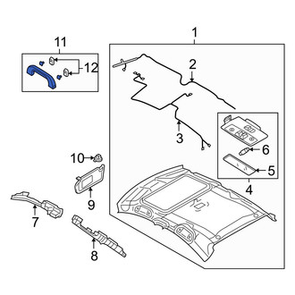 Mazda OE - Rear Interior Grab Bar