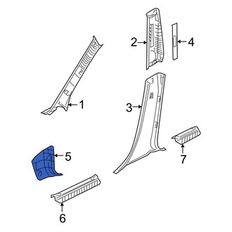 Mazda OE - Left Kick Panel Trim