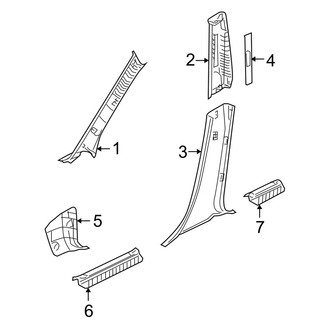 Mazda OE - Pillars, Rocker & Floor - Interior Trim (S Hatchback)