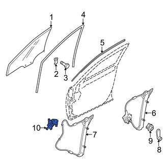 Mazda OE - Front Right Window Motor
