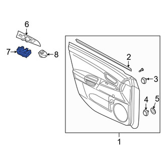 Mazda OE - Rear Door Window Switch