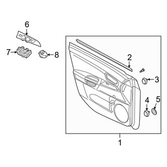 Mazda OE - Front Door - Interior Trim