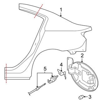 Mazda OE - Quarter Panel & Components (i / S Sedan)