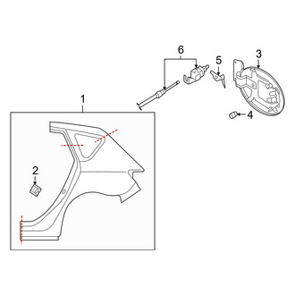 Mazda OE - Quarter Panel & Components (S Hatchback)