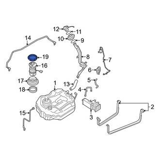 Mazda OE - Fuel Pump Nut
