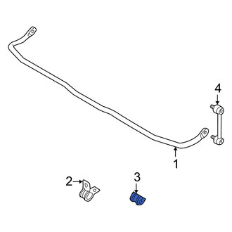 Mazda OE - Rear Suspension Stabilizer Bar Bushing