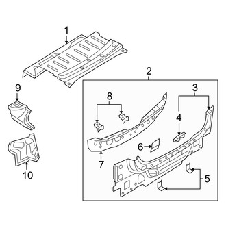 Mazda OE - Rear Body & Floor - Rear Body (i / S Sedan)