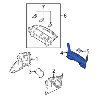 Mazda OE - Rear Rear Body Panel Trim Panel