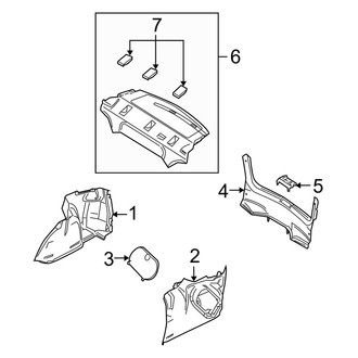 Mazda OE - Rear Body & Floor - Interior Trim (i / S Sedan)