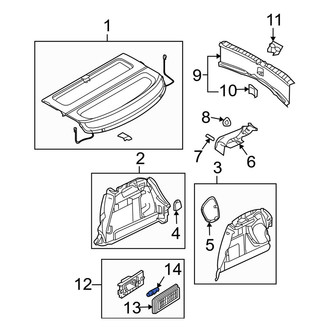 Mazda OE - Rear Map Light Bulb