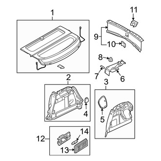 Mazda OE - Rear Body & Floor - Interior Trim (S Hatchback)