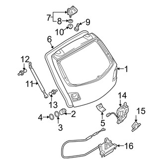 Mazda OE - Lift Gate - Gate & Hardware (S Hatchback)