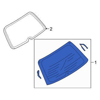 Mazda OE - Rear Liftgate Glass