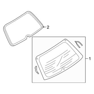 Mazda OE - Lift Gate - Glass (S Hatchback)