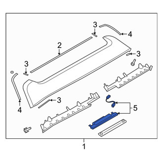 Mazda OE - Rear Center High Mount Stop Light