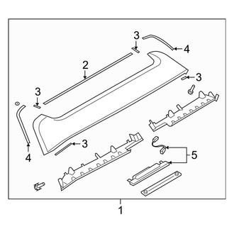 Mazda OE - Lift Gate - Spoiler (S Hatchback)