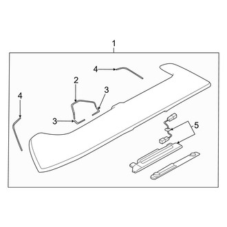 Mazda OE - Lift Gate - Spoiler (Mazdaspeed)