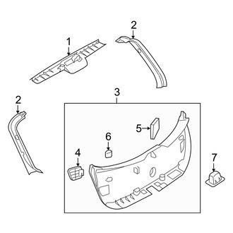 Mazda OE - Lift Gate - Interior Trim (S Hatchback)