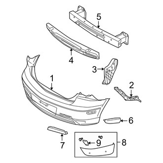 Mazda OE - Rear Bumper - Bumper & Components (i / S Sedan)