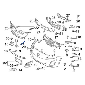 Mazda OE - Front Tow Hook