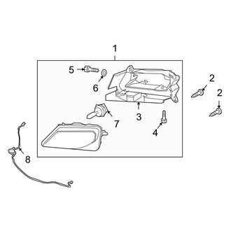 Mazda OE - Front Lamps - Fog Lamps (2.5L)