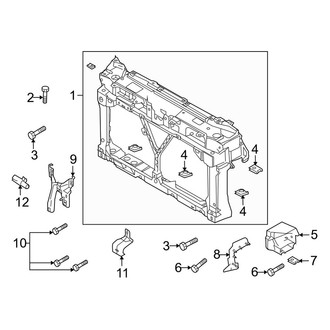 Mazda OE - Radiator Support