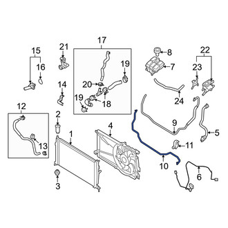 Mazda OE - Upper Radiator Coolant Hose