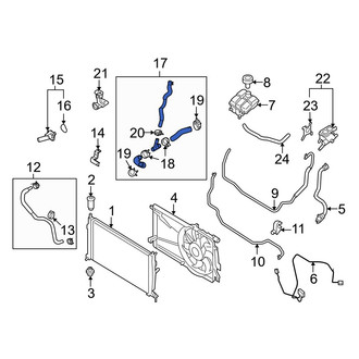 Mazda OE - Engine Coolant Overflow Hose