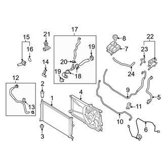 Mazda OE - Cooling - Radiator & Components (W/O SkyActiv)