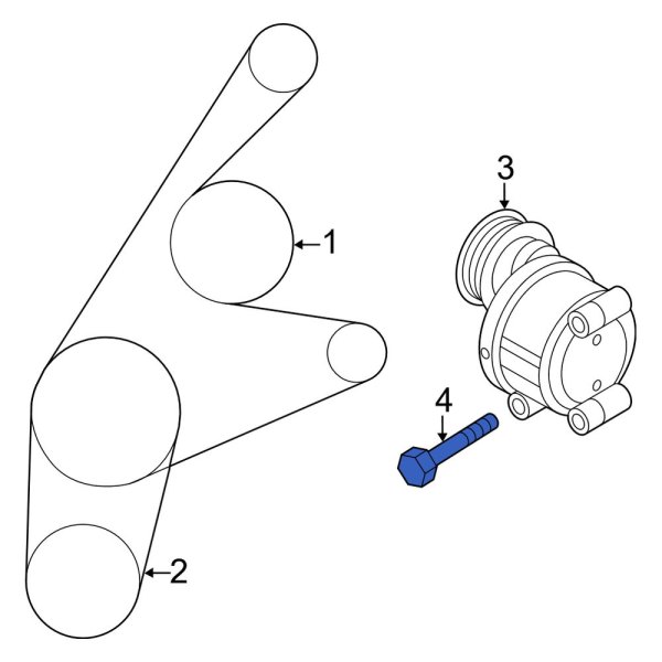 Belt Tensioner Bolt