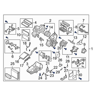 Mazda OE - HVAC Unit Case Assembly