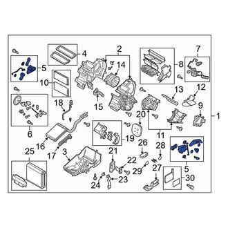 Mazda OE - HVAC Mode Door Lever Link