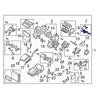 Mazda OE - HVAC Mode Door Lever Link