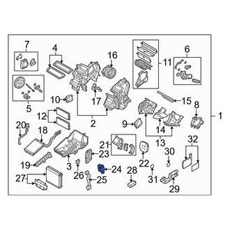 Mazda OE - HVAC Blower Motor Resistor