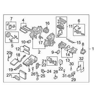 Mazda OE - HVAC Unit Case Assembly