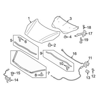 Mazda OE - Hood & Components