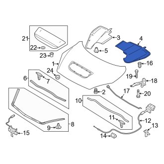 Mazda 3 Under Hood Insulations | Pads, Liners — CARiD.com