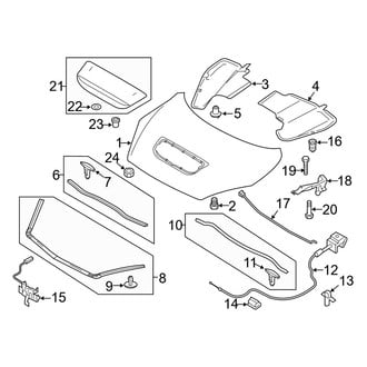 Mazda OE - Hood & Components (Mazdaspeed)