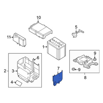 Mazda OE - Upper Battery Cover