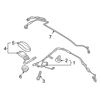 Mazda OE - Electrical - Antenna (With Satellite Radio), (i / S Sedan)